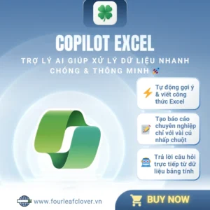 Copilot Excel bản quyền – Hỗ trợ công việc văn phòng AI