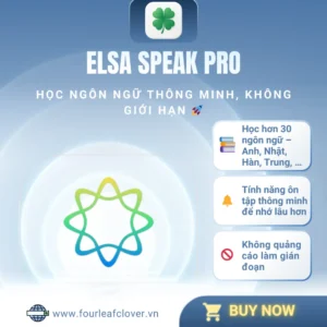 ELSA Pro giá rẻ – Luyện phát âm chuẩn Mỹ