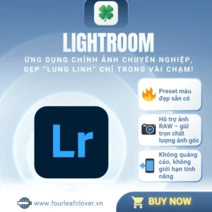 Lightroom Mobile bản quyền – Chỉnh ảnh cực chất, giá ưu đãi