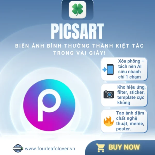 Picsart Gold – Ứng dụng chỉnh ảnh siêu tiện, giá nhẹ