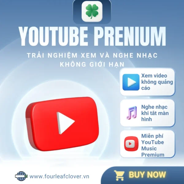 Youtube Premium – Xem không quảng cáo, chạy nền