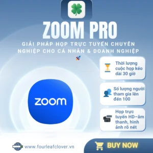 Zoom Pro – Họp nhóm chuyên nghiệp, bản quyền uy tín